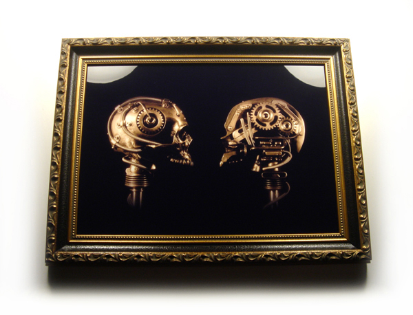 Limited Edition Infused Metal Plate Framed Print titled Cog-Nition by Christopher Conte