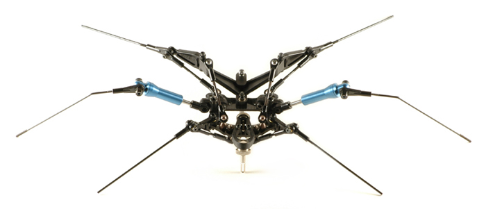 ROBOTIC INSECT SPIDER TITLED BLUE WIDOW BY ARTIST CHRISTOPHER CONTE